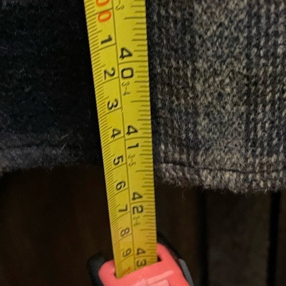 Long Plaid Button Down Shacket - Picture 5 of 7